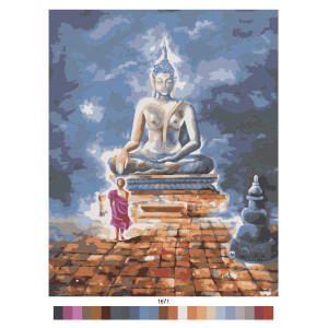 Картина по номерам "Будда Шакьямуні"