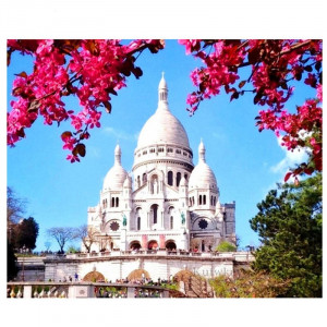 Картина по номерам "Базилика Сакре-Кер в Париже"