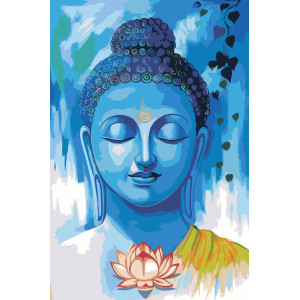 Картина по номерам "Будда и священный Лотос"
