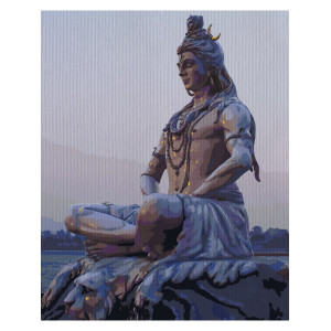 Картина по номерам "Статуя Шива на Ганге"