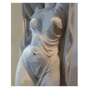 Картина по номерам "Ундина статуя из мрамора"