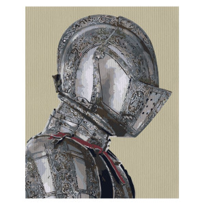 Картина по номерам "Шлем средневековья"
