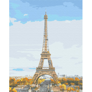Картина по номерам "Эйфелева башня"