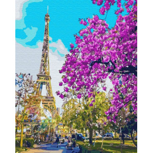 Картина по номерам "У центрі Парижа"