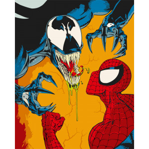 Картина по номерам "Віднем і Людина-павук"