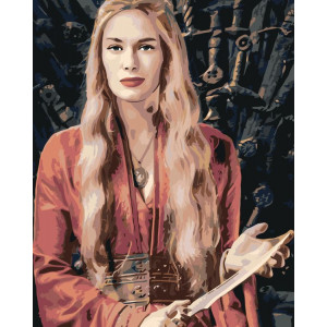 Картина по номерам "Игра престолов: Серсея Ланнистер"