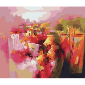 Картина по номерам "Город ярких цветов"