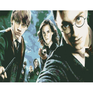 Картина по номерам "Гарри Поттер и остальные"