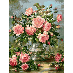 Картина по номерам "Букет роз"