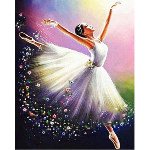 Картина по номерам "Балерина в танце"