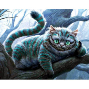Картина по номерам "Чеширский кот"