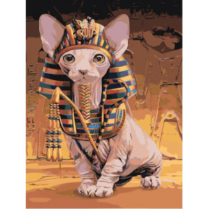 Картина по номерам "Кот фараона"
