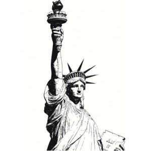 Картина по номерам "Статуя Свободы, Нью-Йорк"