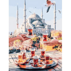 Картина по номерам "Чай в Стамбуле"