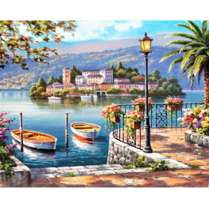 Картина по номерам "Итальянская гавань"