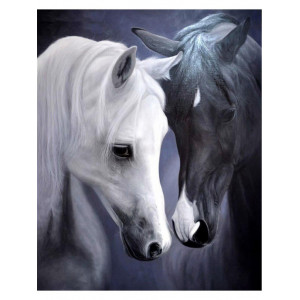 Картина по номерам "Красивые лошади"