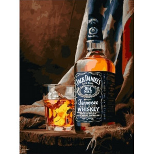 Картина по номерам "Jack Daniels"