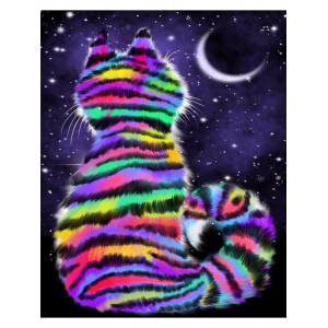 Картина по номерам "Мрійливий кіт"