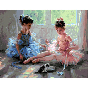 Картина по номерам "Юні балерини"