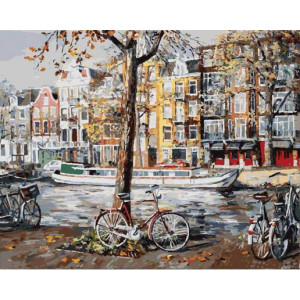 Картина по номерам "Осінній Амстердам"