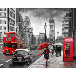 Картина по номерам "Серый Лондон"