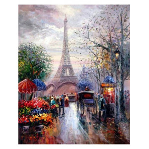 Картина по номерам "Романтический Париж"