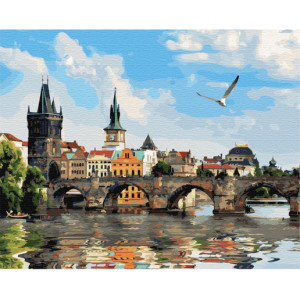 Картина по номерам "Знаменитые мосты Праги"