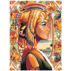 Картина по номерам "Царица Египта"