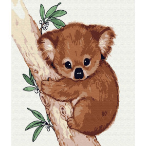 Картина по номерам "Маленькая коала"